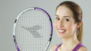 The image shows a young and beautiful girl as a tennis player. 20240724_145748_0000